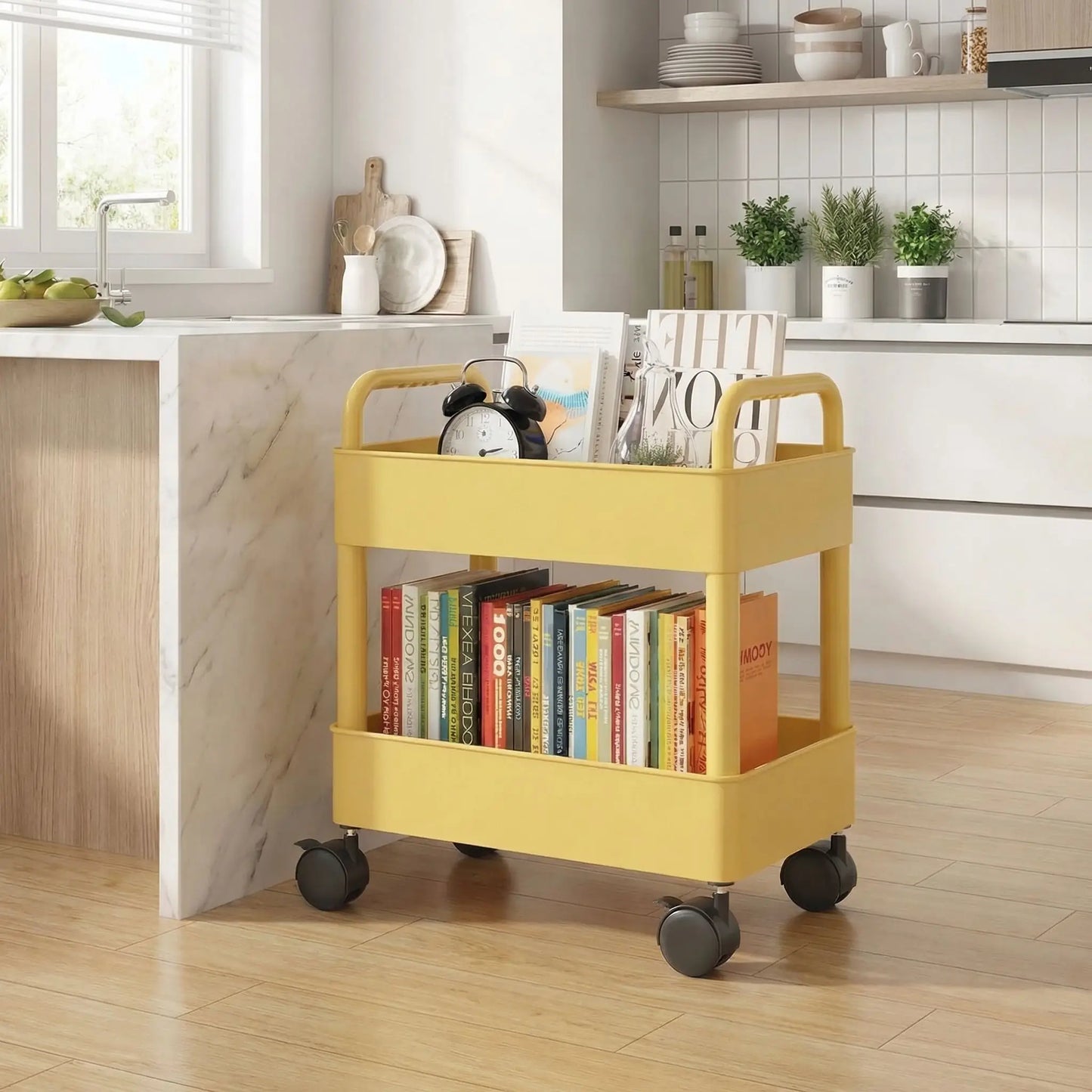 Petite desserte cuisine | Chariot de rangement mobile