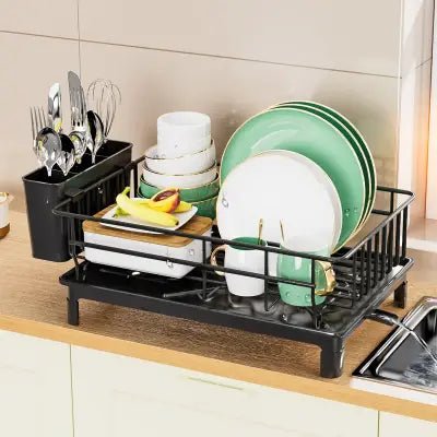 petit egouttoir vaisselle optima avec porte couverts séparable et pratique