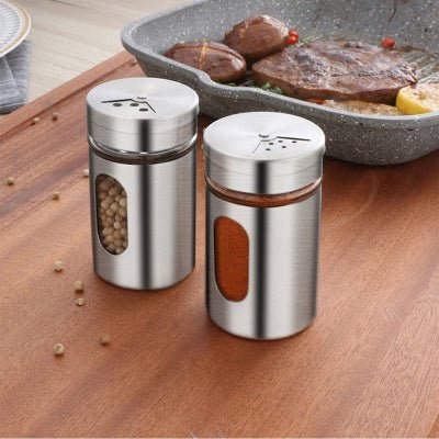pots à épices acier inoxydable élégants pour sublimer votre plan de cuisine