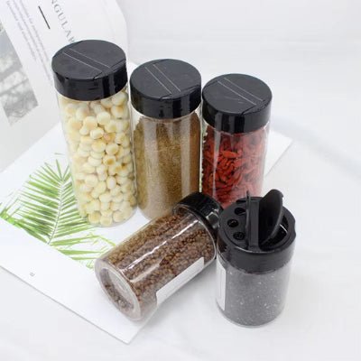 pots à épices ouverture 2-en-1 solution pratique pour organiser épices et condiments
