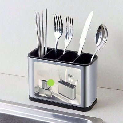 range couvert inox solide pour maintenir les couverts en sécurité