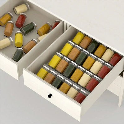 range epice pour tiroir acrylique extensible s'adapte au volume disponible