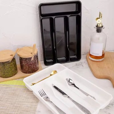 rangement à couverts en plastique lavable usage quotidien