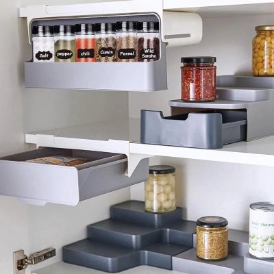 rangement pour épices sous étagère compact parfait pour petite cuisine