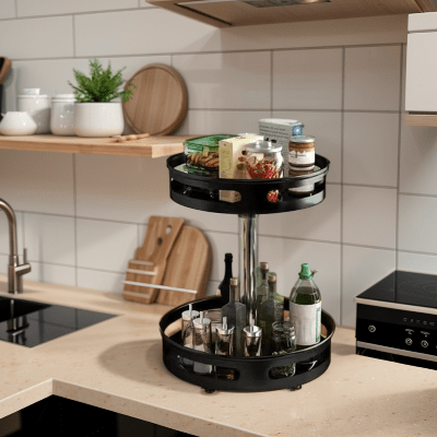 rangement pour épices tournant 360° au design moderne