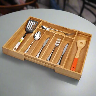 ranges couverts bambou extensible pour tout type de tiroirs