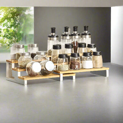 ranges epices en bambou compact et robuste