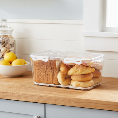 boite a pain rectangulaire anti gaspillage pour conserver pain jusqu a 5 jours plus longtemps