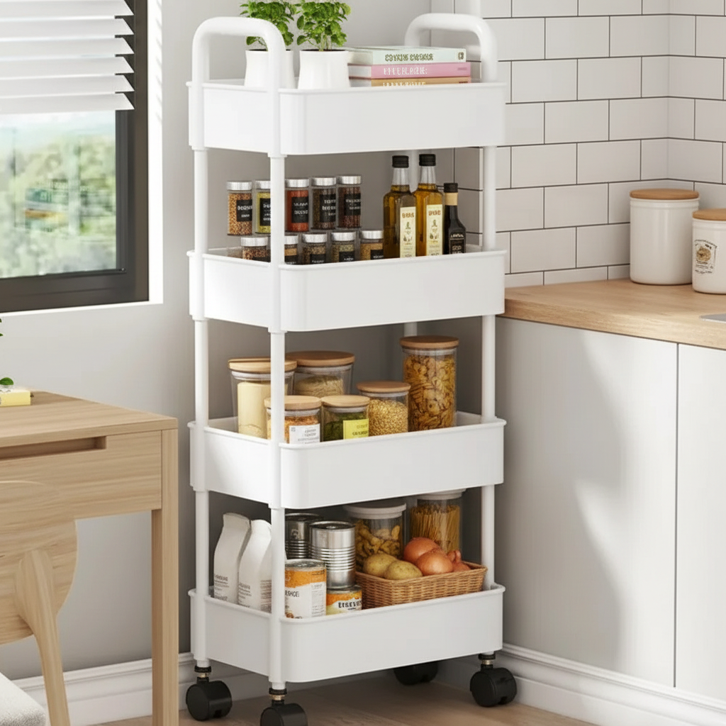 Desserte blanche cuisine