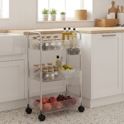 desserte de cuisine compacte pour épices et condiments à portée de main