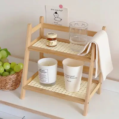 etagere bois cuisine bambou parfaite pour un style zen et minimaliste