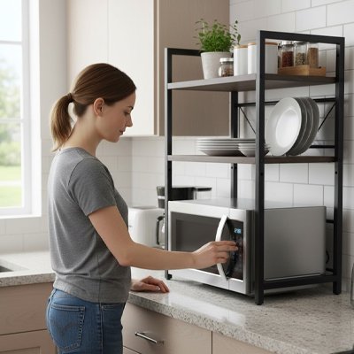 etagere cuisine design industriel moderne pour style et fonctionnalité