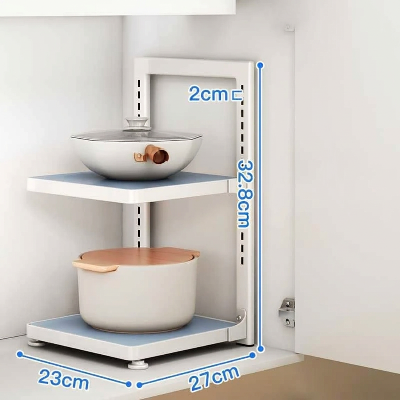 etagere cuisine modulo blanche 2 niveaux dimensions