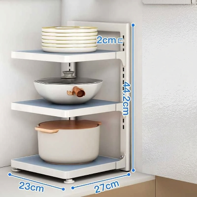  etagere cuisine modulo blanche 3 niveaux dimensions 