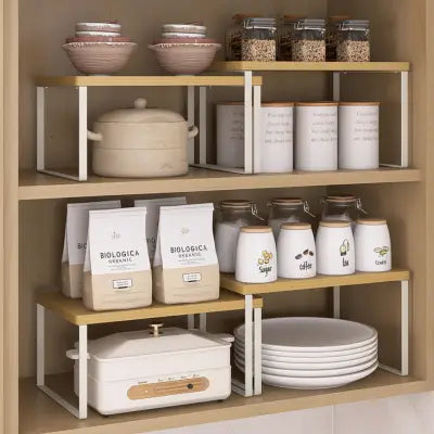 etagere de cuisine modulable pratique pour ranger épices bols et accessoires