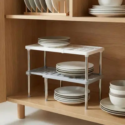 etagere de cuisine rétractable pour rangement ordonné et accessible