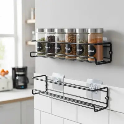 etagere murale cuisine design moderne robuste et facile a installer