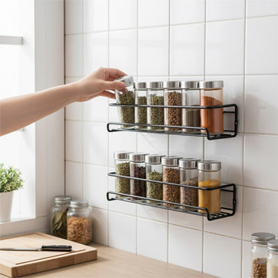etagere murale cuisine facilite le dosage parfait de vos assaisonnements