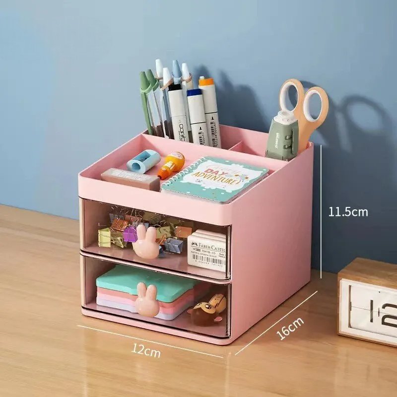 L'Organisateur de Bureau - MultiFunctionalOrganizer™ - Rose - L'essentiel du rangement