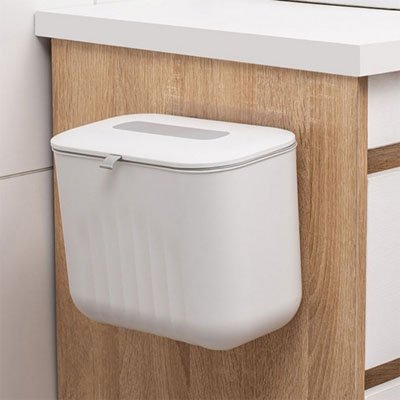poubelle sous evier compact adaptée aux petits espaces de rangement