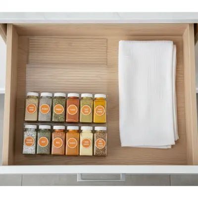 range épices pour tiroir homa, rangement stable et visible