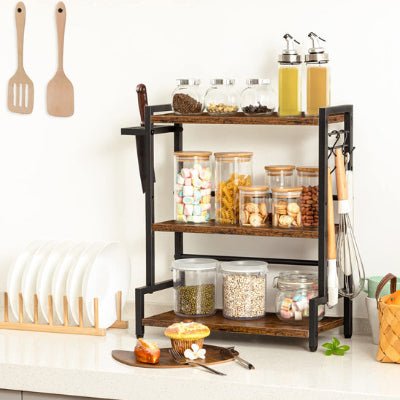 gagner de l'espace avec rangement pour épices rack