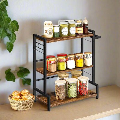 accédez à tous vos pots avec rangement pour épices rack 