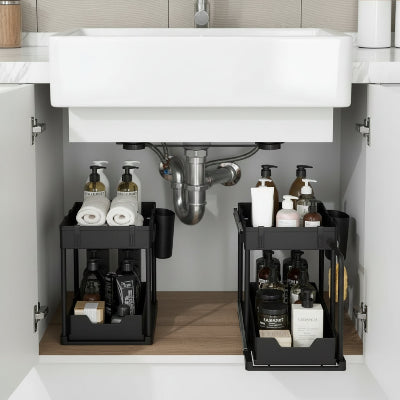 rangement sous evier coulissant solution robuste et durable pour rangement longue durée