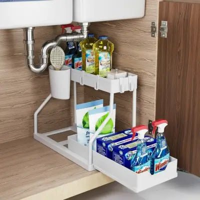 rangement sous evier forme l structure intelligente pour optimiser espace et organisation